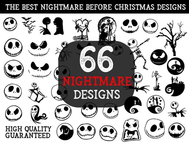 Download 66 Nightmare Before Christmas SVG Nightmare SVG Jack | Etsy