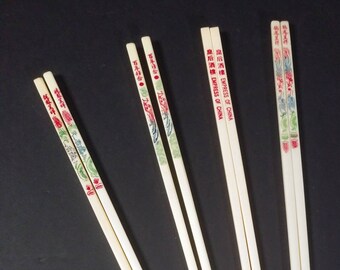 10 Pairs Sunrise Kitchen Supply Melamine Durable Plastic Black Sushi Chopsticks 