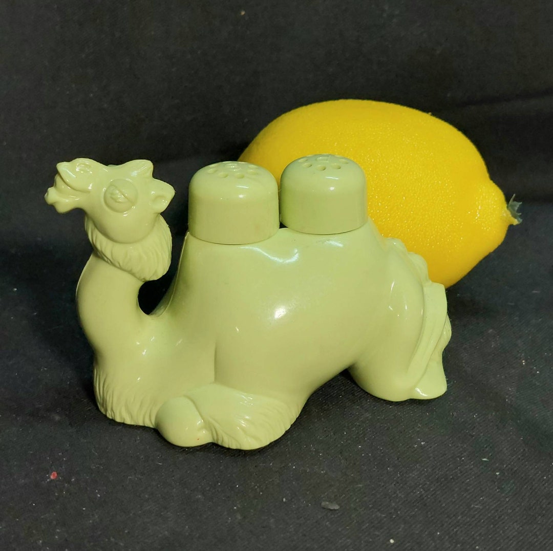 Vintage Plastic Camel With Salt and Pepper Shaker Humps Etsy