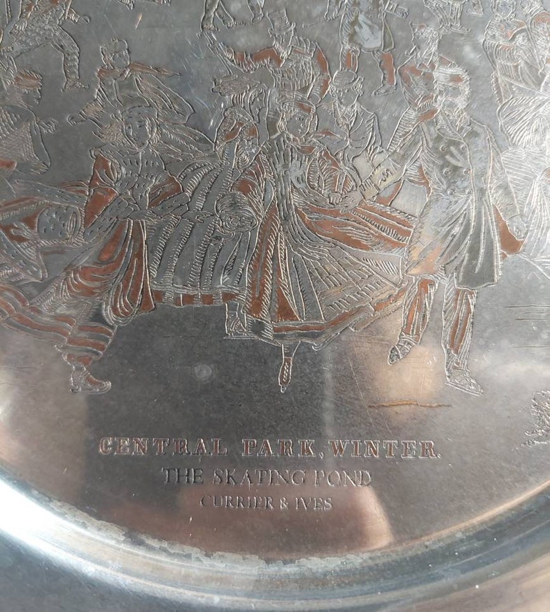 1973 Danbury Mint Sterling Silver Currier and Ives Collectible Etsy