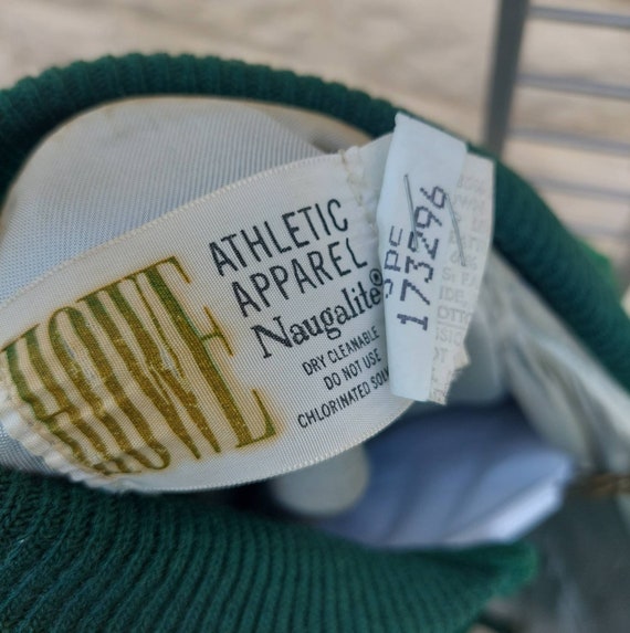 Vintage Howe Athletic Apparel Naugalite Wool Lett… - image 8