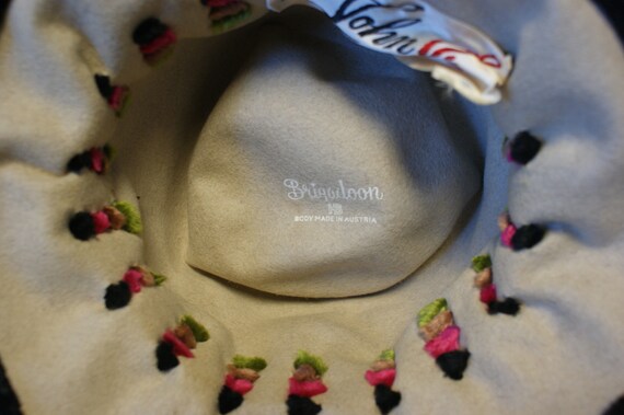 Vintage Ivory Faux Fur Bucket Hat - image 5