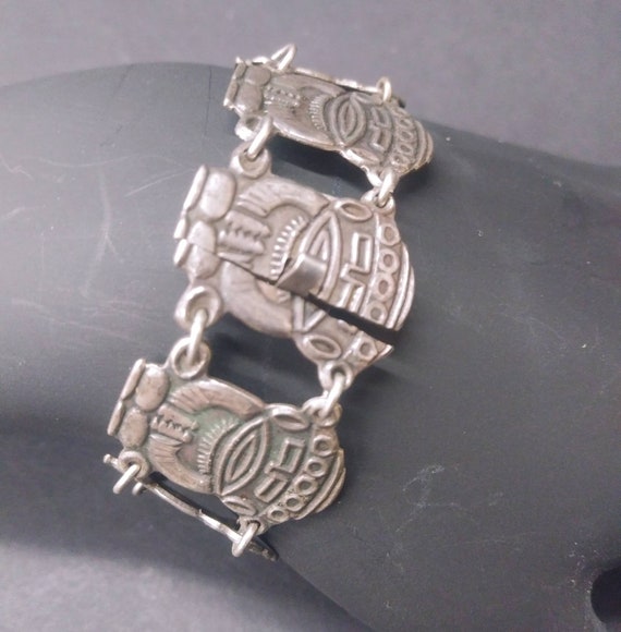 Vintage Coin Silver Bracelet - image 2