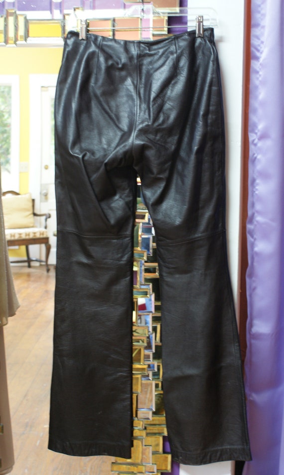 leather pants size 4