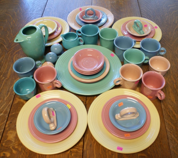Vintage Fiestaware Newer Colors 