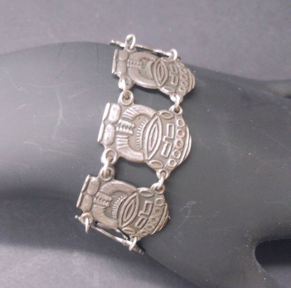 Vintage Coin Silver Bracelet - image 1