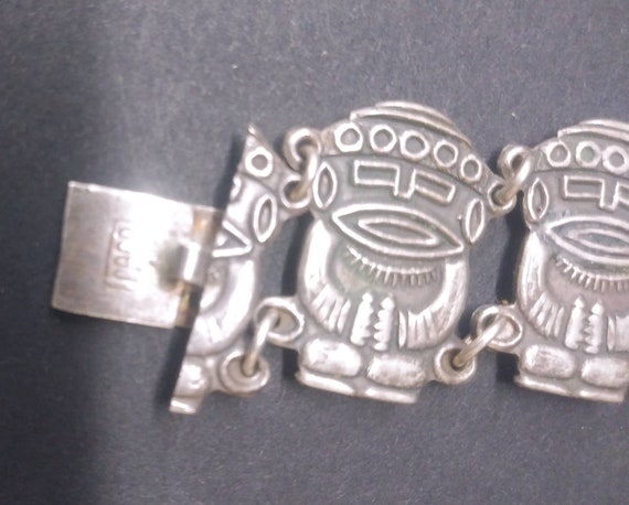 Vintage Coin Silver Bracelet - image 5