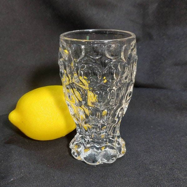 Vintage Heisey Whirlpool Clear Juice Glass