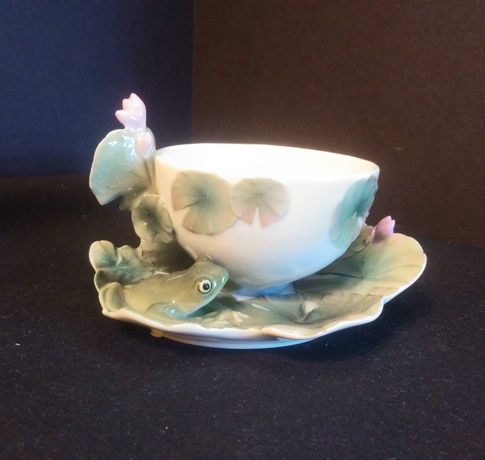 Franz Porcelain Lilypad Tea Cup and Saucer Etsy