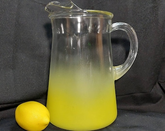 Blendo Yellow Frosted Water or Tea Pitcher