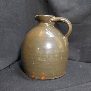 Antique Salt Glazed Stoneware Jug Pitcher