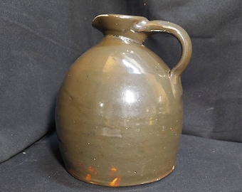 Antique Salt Glazed Stoneware Jug Pitcher