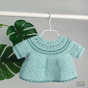 Crochet PATTERN Baby jumper 6 to 24 months