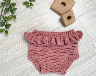 Patrón de crochet Bloomers para bebé/ Recién nacido a 24 meses