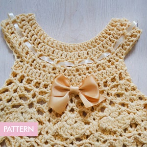 Crochet Baby Dress Pattern, Crochet Dress Pattern Baby, Baby Dress Pattern PDF, Patterns for Baby Dresses,Crochet Baby Dress