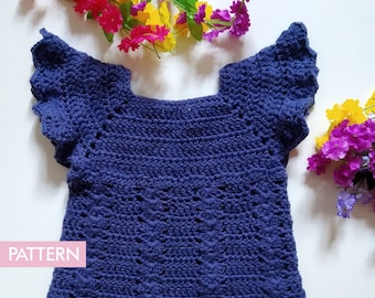 Crochet Baby Dress Pattern, Crochet Dress Pattern Baby, Baby Dress Pattern PDF, Patterns for Baby Dresses,Crochet Baby Dress