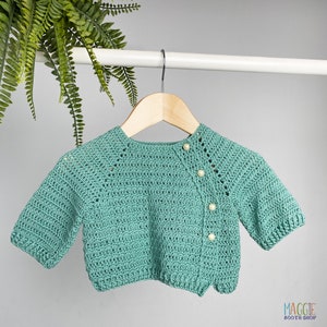 Crochet PATTERN / Baby Cardigan 6-24 months