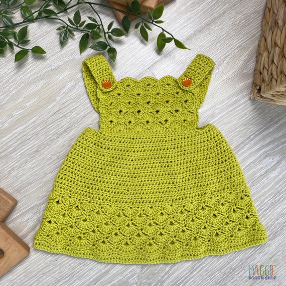 Crochet Pattern Baby Dress / Pinafore - Newborn to 24 Months / Baby Dress  Pattern PDF - Etsy