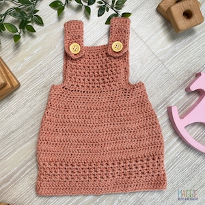 Crochet Pattern Baby Dress / Pinafore - newborn to 24 months / Baby Dress Pattern PDF