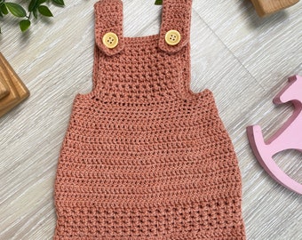 Crochet Pattern Baby Dress / Pinafore - newborn to 24 months / Baby Dress Pattern PDF