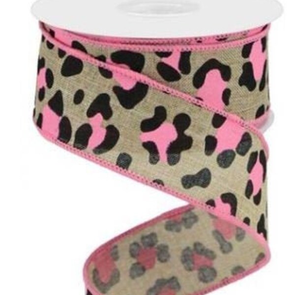 Cheetah Print Ribbon - Etsy