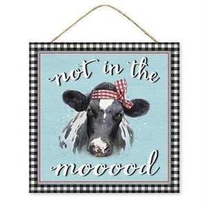 Cow sign, wreath sign