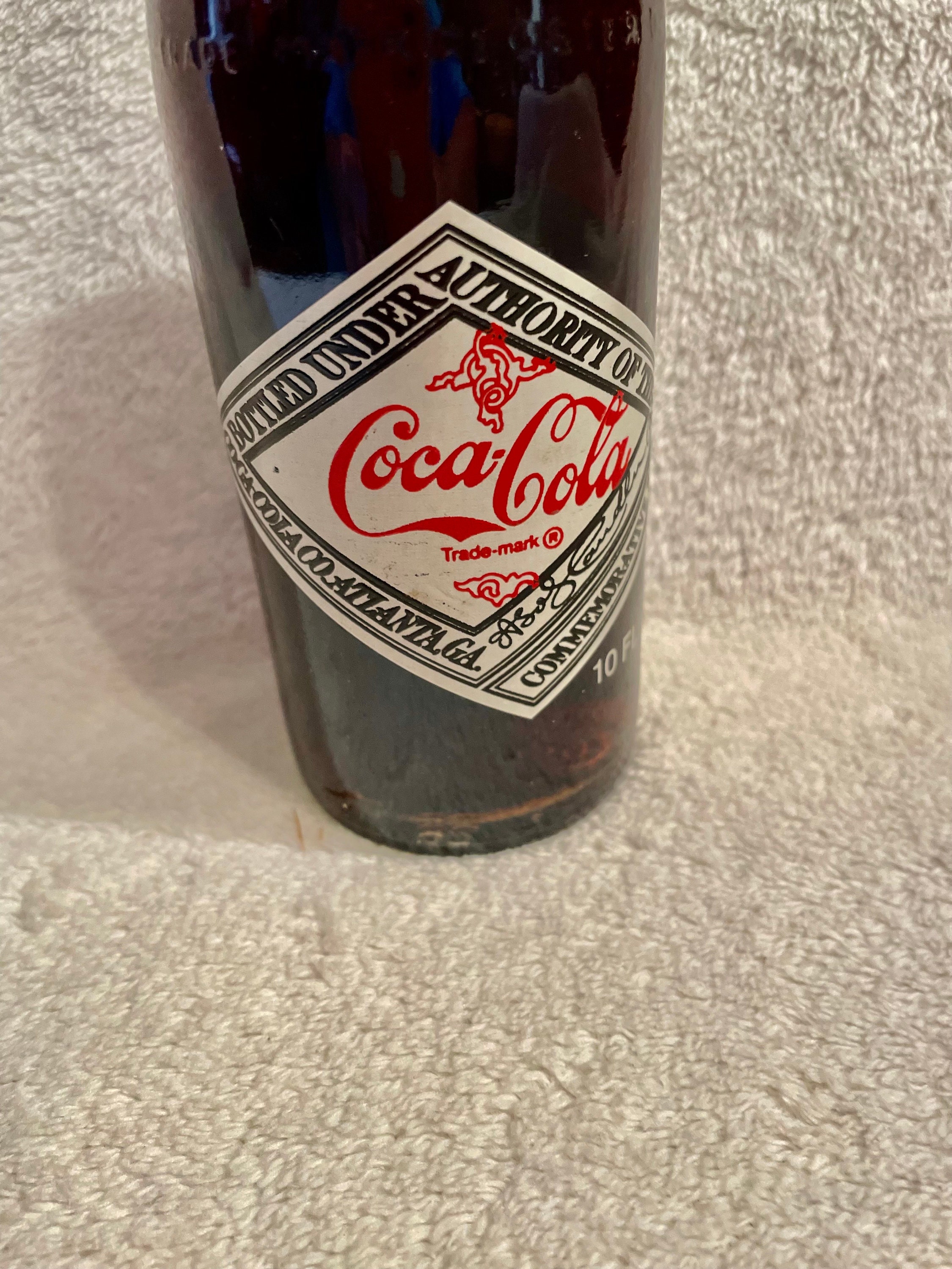 Coca-Cola bottle 6 oz 75 year anniversary Full unopened 3x