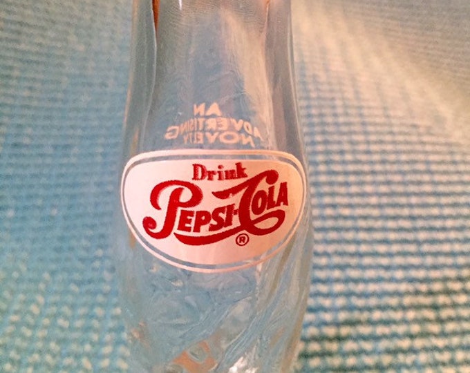 6 Pepsi Cola Bottles 10 Oz Vintage Glass Etsy