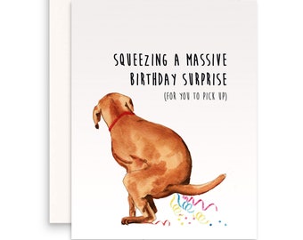 Naughty Lab Dog Birthday Card Funny Squeeze Massive Surprise for Dog Lovers  Birthday Gifts From the Dog - Etsy