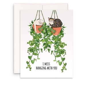 I Miss You Card For Best Friend - Miss Hanging Out With You - Long Distance Family Gifts For Mom