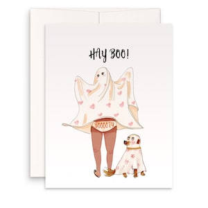Cartes d'Halloween drôles pour petit ami - Carte d'amour Boo Booty de petite amie