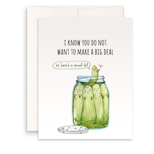 Big Dill Puns Birthday Card Funny - Baby Congratulations Cards