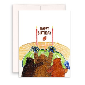Cartes d'anniversaire de football drôles - Carte de joyeux anniversaire de maman de football