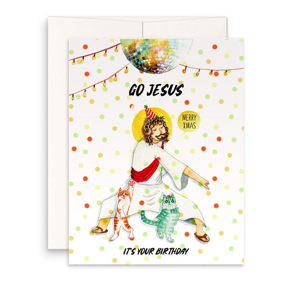 Funny Jesus Christmas Card For Brother