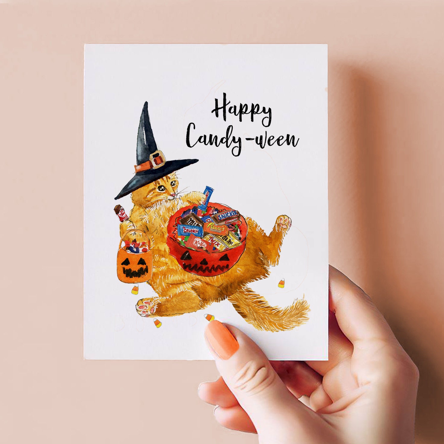 Sunny Studio Scaredy Cat Halloween Card By Mendi Yoshikawa - Project