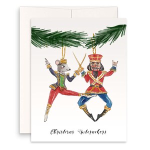 Nussknacker Weihnachtskarten Lustige - Weihnachtsverzierung Rude Weihnachtskarten für Bruder - Liyana Studio Handgemachte Grüße