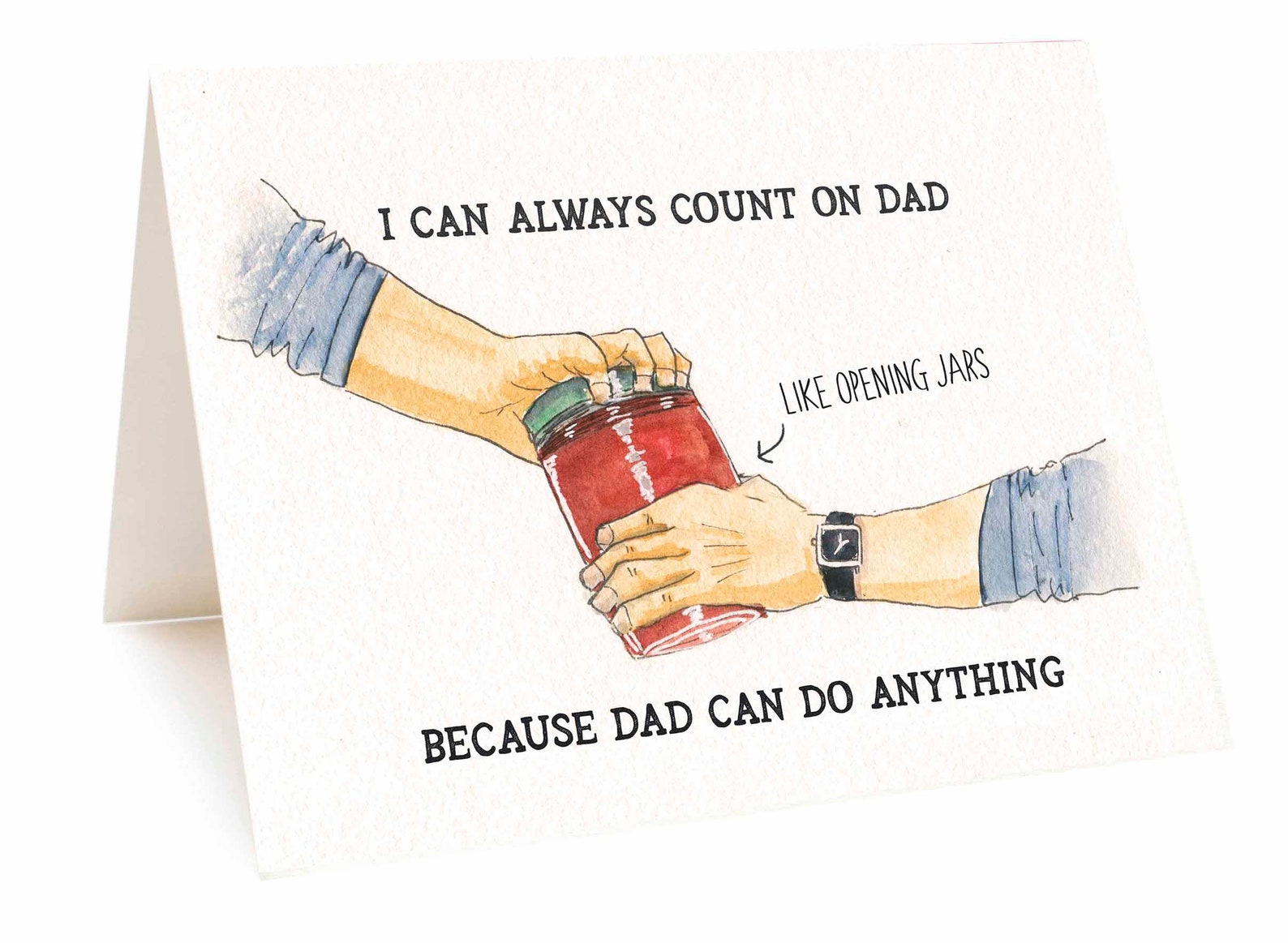 Dad can do. Dad can do