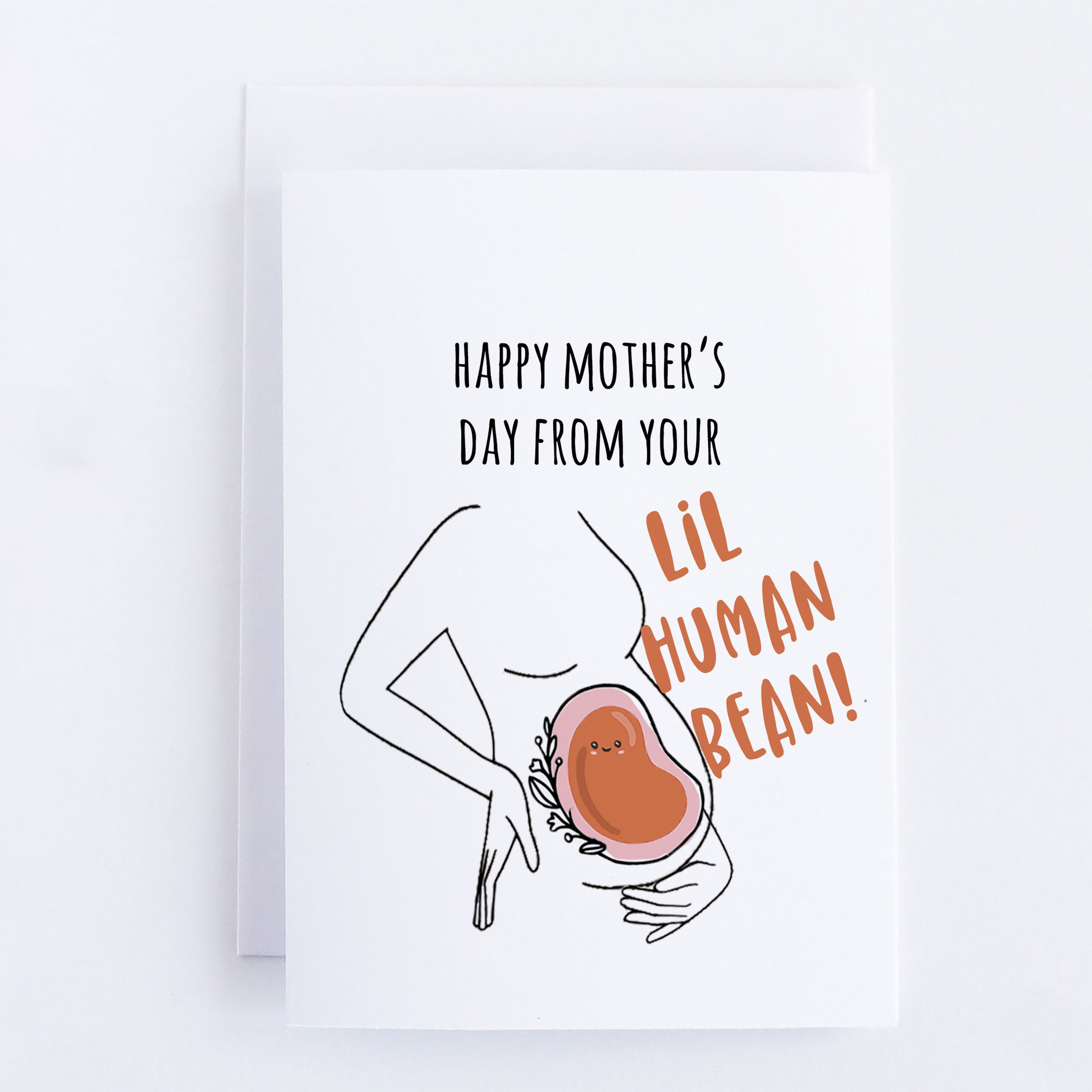 Bonne première carte de fête des mères de votre bosse Carte drôle