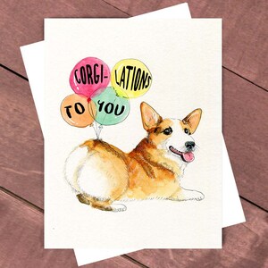 Carte d'anniversaire Corgi Butt drôle – Joyeux anniversaire du chien Congrat