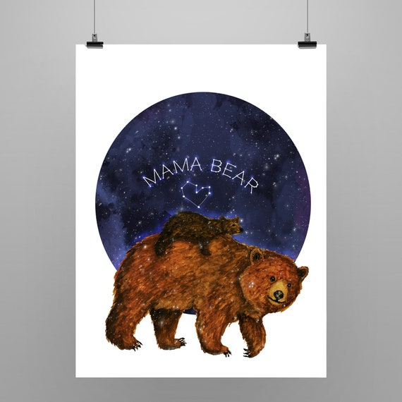 baby bear nursery wall decor