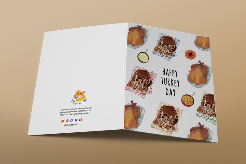 Funny Thanksgiving Cards Pack - Fall Holiday Greeting Cards Set for ...