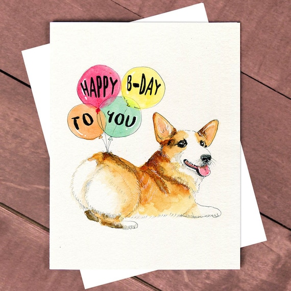 corgi butt birthday