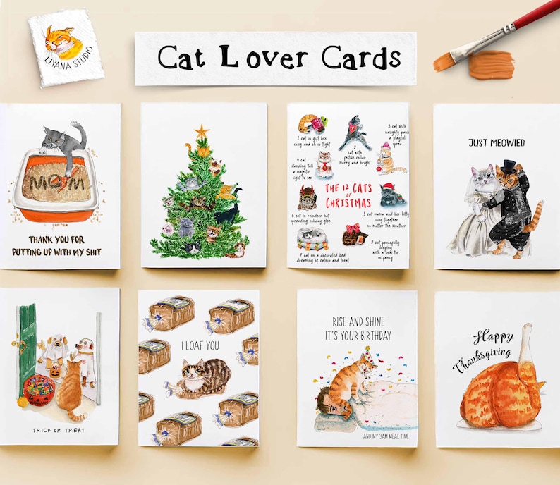 Through Thick And Thin Cat Funny Anniversary Card For Husband - Cats I Love You Card For Boyfriend - Funny Valentines Day Card For Boyfriend image 6