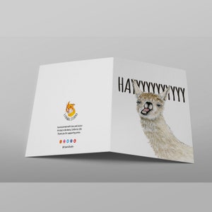 Funny Llama Card For Best Friend BFF Thinking Of You Card image 3