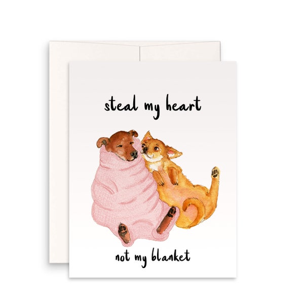 Funny Anniversary Card For Husband - Chihuahua Valentines Card From The Dog - Valentines Gifts For Her