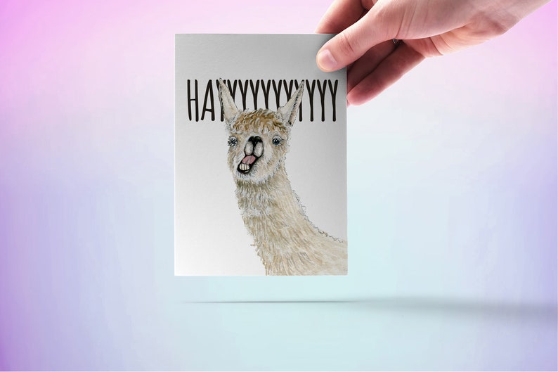 Funny Llama Card For Best Friend BFF Thinking Of You Card image 2