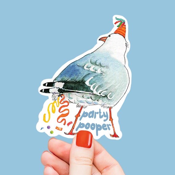 Bird Poop Sticker
