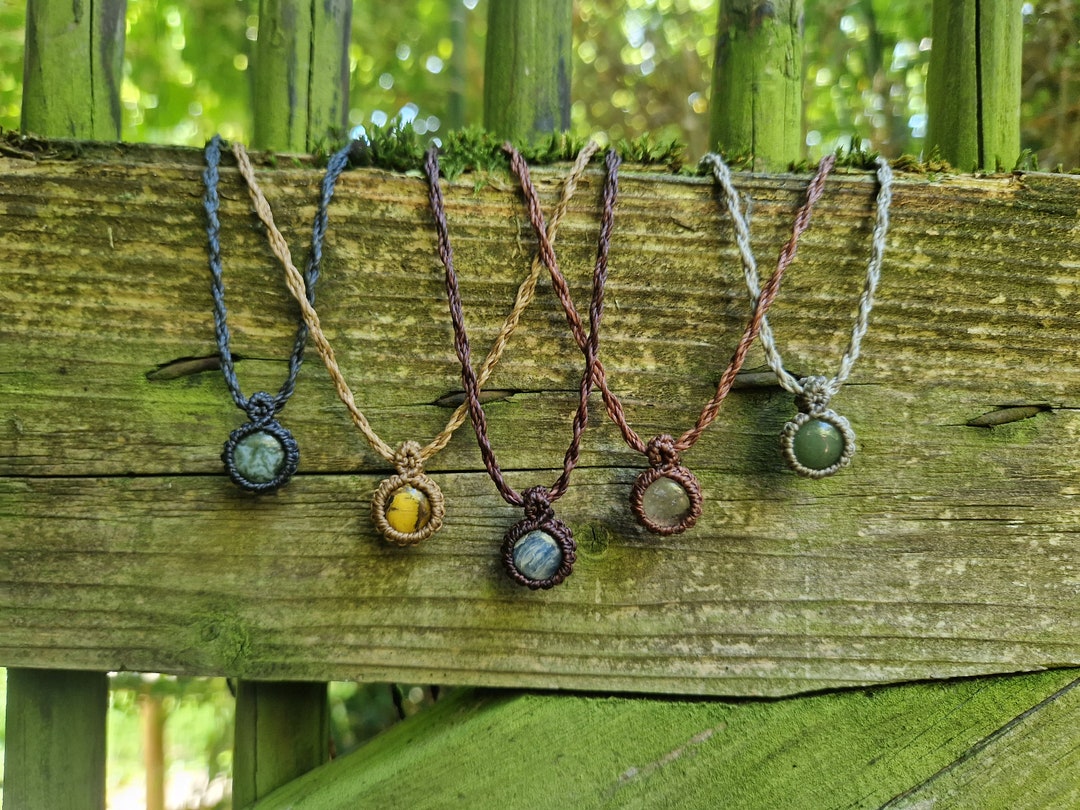 Massive Halskette Edelstein-Kette Collier Aus Türkis-Howlith, 925