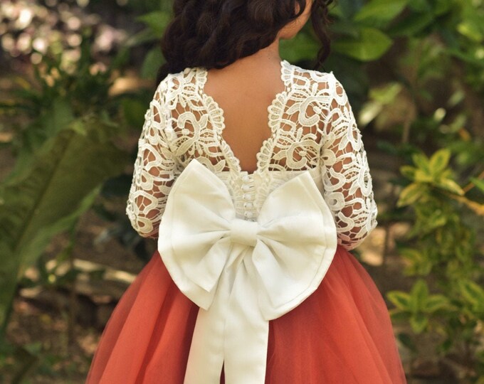 Custom Flower Girl Dresses handmade with by TheFlowerGirlDress