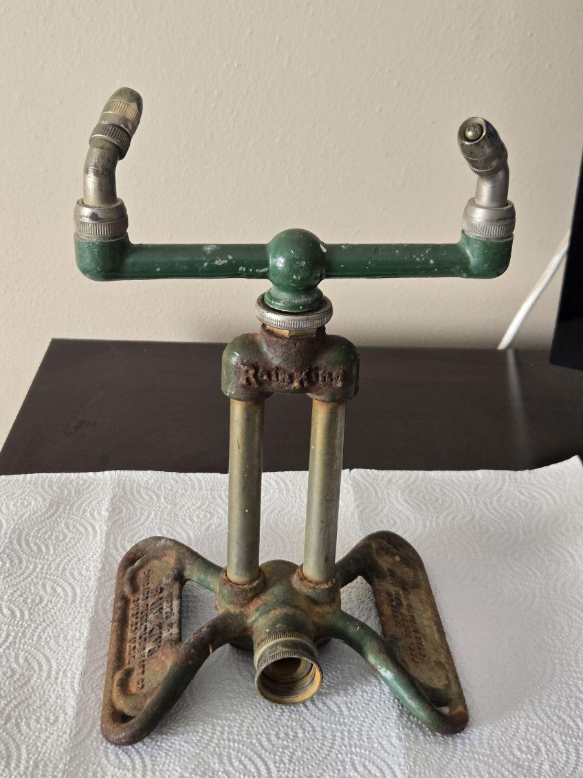Antique Rain King Sprinkler Model H1, Chicago Felxible Shaft Co